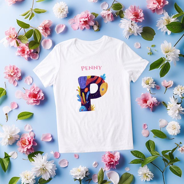 Monograma Artístico - Letra P Negrito e Presente V (Criador carregado)