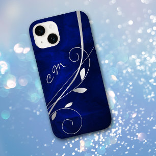 Monograma Azul Real de Pão de Prata