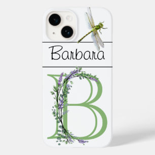 Monograma B, Lavanda Eucalipto, libélula
