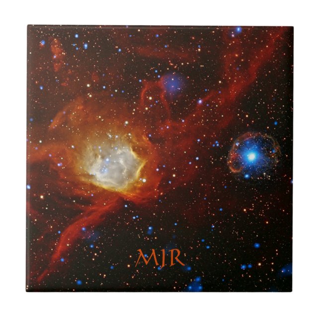 Monograma Celestial Bauble - SXP1062 - Imagem espa (Frente)