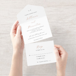 Monograma Clássico Preto e Branco Casamento Elegan