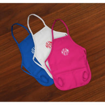 Monograma com círculo bordado