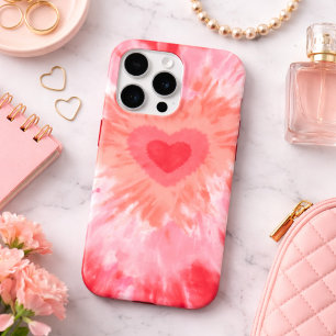 Monograma com Coração em Tie Dye