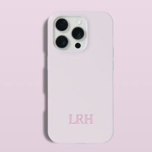 Monograma Cor-de-Rosa Mínimo Moderno