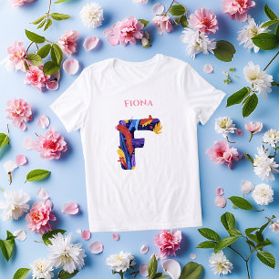 Monograma criativo - Letra F   Aniversário Vibrant