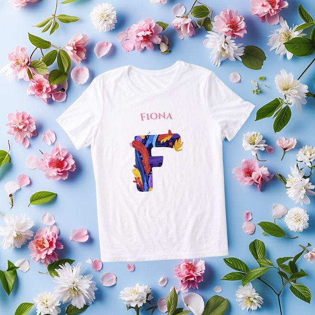 Monograma criativo - Letra F | Aniversário Vibrant (Criador carregado)