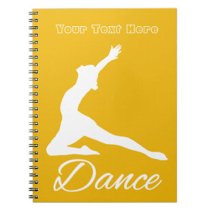 Monograma da DANÇA & caderno feitos sob encomenda