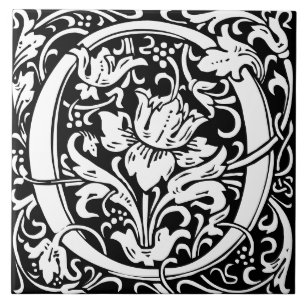 Monograma da Letra O em Art Nouveau por William Mo