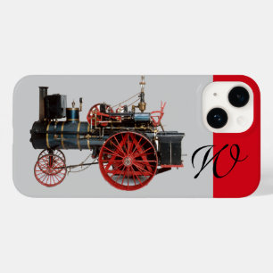 MONOGRAMA DA LOCOMOTIVA DE VAPOR DO VINTAGE
