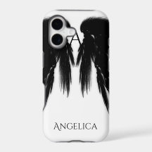 Monograma das Asas Anjos Negras