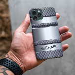 Monograma de aço prateado 3D<br><div class="desc">Este design foi criado através da arte digital. Pode ser personalizado na área fornecer ou personalizar escolhendo o clique para personalizar mais opções e alterando o nome, as iniciais ou as palavras. Você também pode alterar a cor e o estilo do texto ou excluir o texto de um design de...</div>