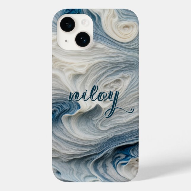 Monograma de Água Azul (Verso)