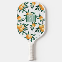 Monograma de Aquarela de Laranja Cítrica