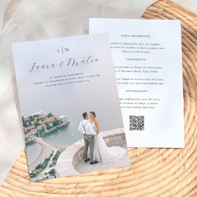 Monograma de Casamento Convite de Casamento Código (Criador carregado)