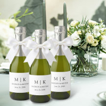 Monograma de Casamento Minimalista Moderno Mini