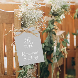 Monograma de Casamento Reservado de Casamento gran