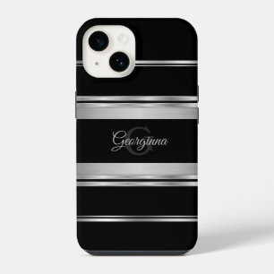Monograma De Design De Cinza De De De De Negra E P