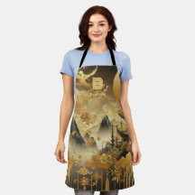 Monograma de Desvio de Ouro Falsa de Pintura Chine