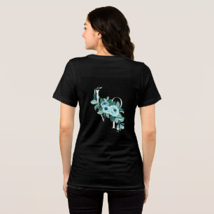 Monograma de Elegância Botânica B - Arte Floral