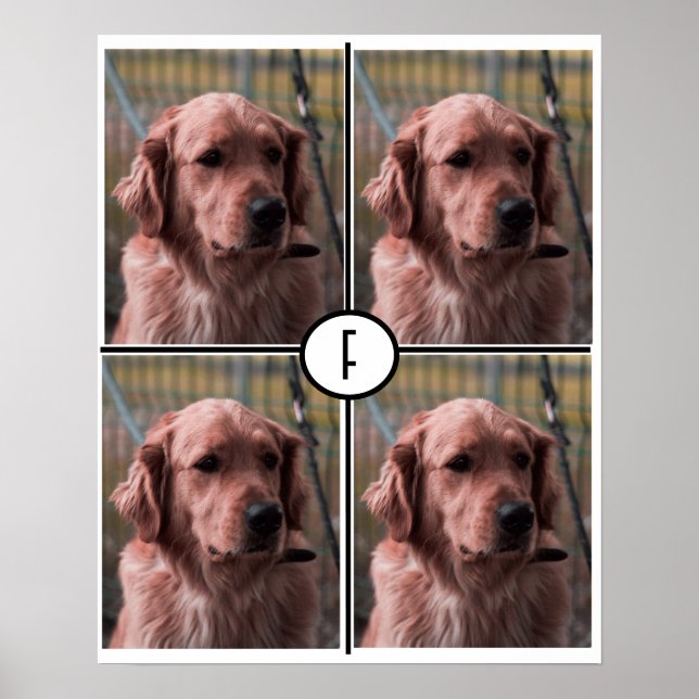 Monograma de Fotografias Adicionar o Poster de Ima (Frente)