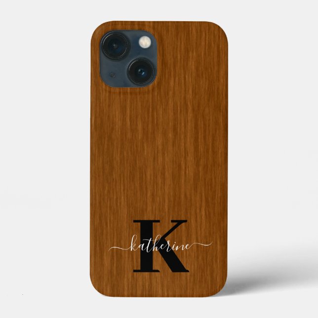 Monograma de Fundo do Piso Elegante Moderno (Verso)