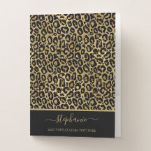 Monograma de Impressão de Animais Leopardo-Leopard