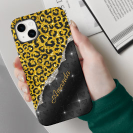 Monograma de impressão digital falsa com na moda