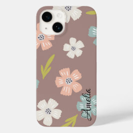 Monograma de Linha Retro Moderno Elegante