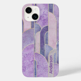 Monograma de Linha Retro Moderno Elegante