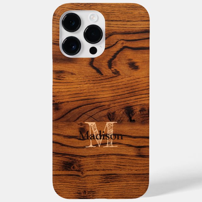 Monograma de madeira russa queimada em vinagre (Verso)