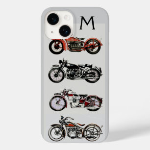 MONOGRAMA DE MOTOCICLOS DE VINTAGEM