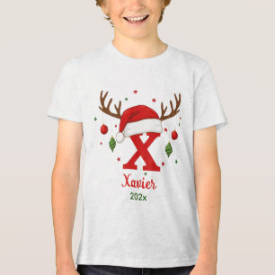 Monograma de Natal Personalizado X Chapéu de Papai
