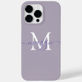 Monograma de nome personalizado em roteiro pastel