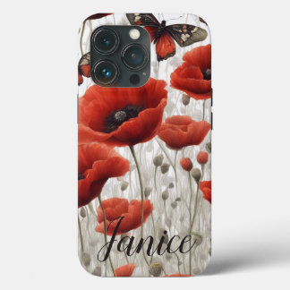 Monograma de Poppy Vermelho