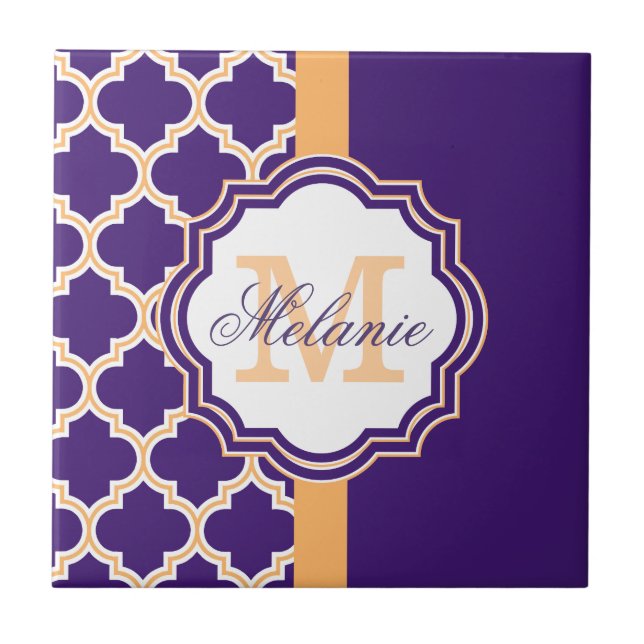 Monograma de Quatrefoil Puro (Frente)