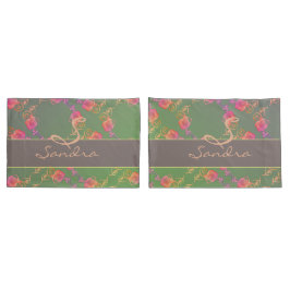 Monograma de Rosa romântico