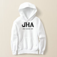 MONOGRAMA DE TRÊS LETRAS PRETO MINIMALISTA NOME BR