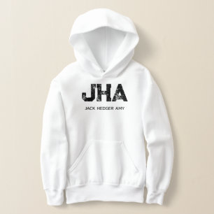 MONOGRAMA DE TRÊS LETRAS PRETO MINIMALISTA NOME BR