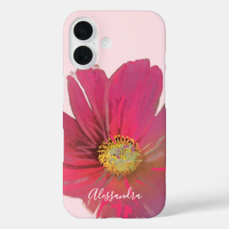Monograma Denominação Floral Aquarela Pastel de fl