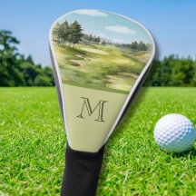 Monograma do Curso Golf de Cores de Água