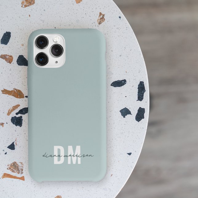 Monograma do Nome da Caligrgrafia do Script Azul e (Criador carregado)