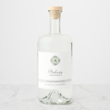 Monograma do Padrinho de casamento Elegante