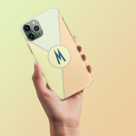 Monograma do Triângulo do Bloco de Cores Pastel da