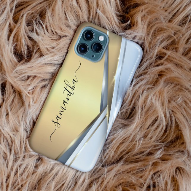 Monograma Dourado 3-D de metal misto (Criador carregado)