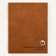 Monograma Dourado de couro simples e leve