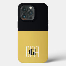 Monograma Dourado e Bonito Menino Inicial