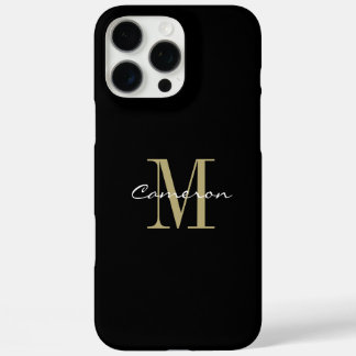 Monograma Dourado Inicial e Nome Personalizado
