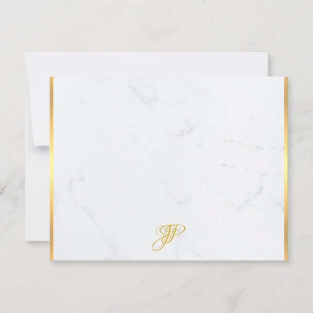 Monograma Dourado, Marble Modern Modelo (Frente)