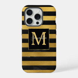 Monograma Dourado Preto