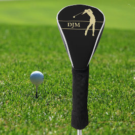 Monograma Dourado Silhouette Female Golfer